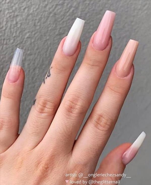 53 Hottest Acrylic Coffin Nails Design For Spring Long Nails - Fashionsum