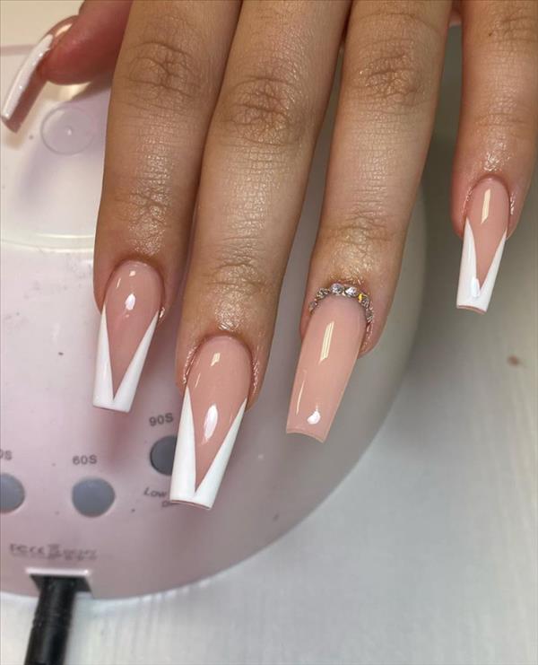 53 Hottest Acrylic Coffin Nails Design For Spring Long Nails - Fashionsum