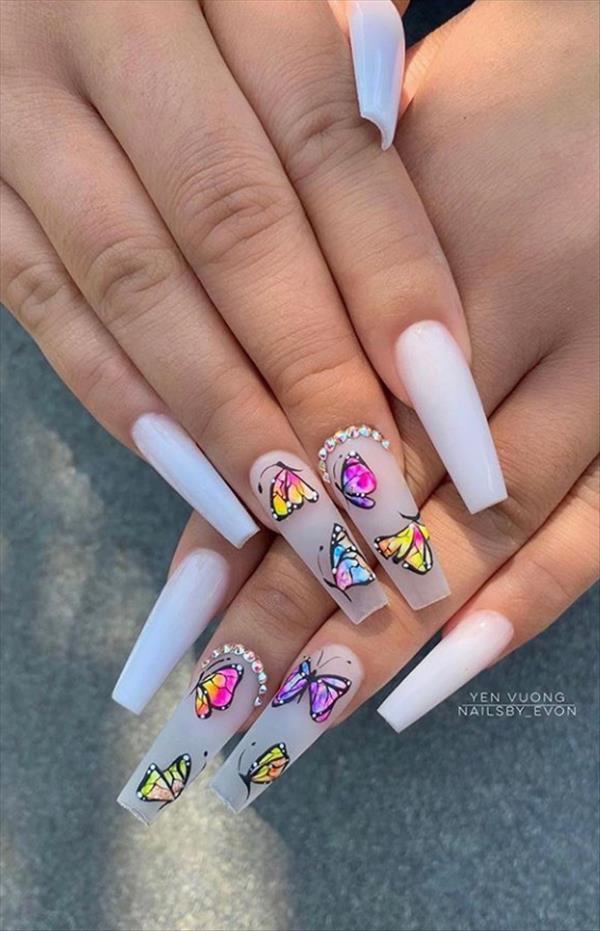 70 Alluring acrylic coffin nails design for long nails! - Latest ...