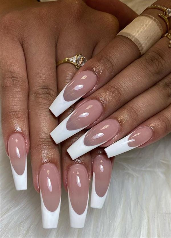 nail ideas acrylic long