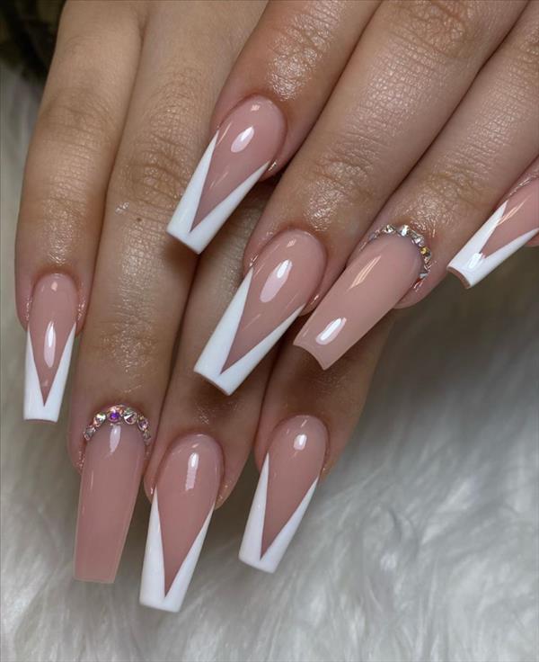 53 Hottest Acrylic Coffin Nails Design For Spring Long Nails - Fashionsum