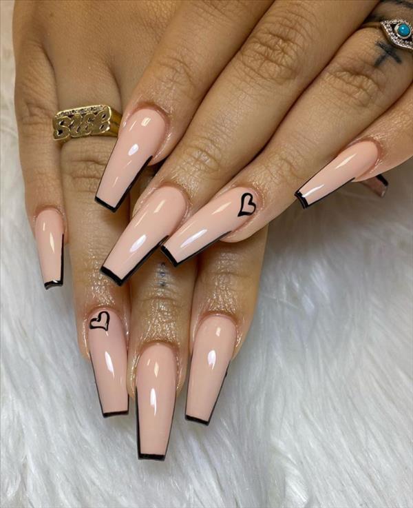 53 Hottest Acrylic Coffin Nails Design For Spring Long Nails - Fashionsum