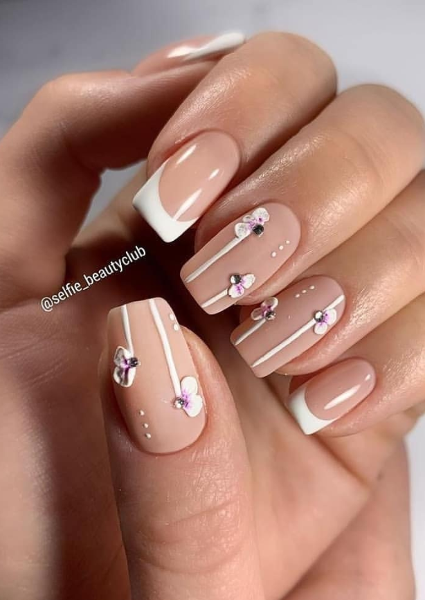 120 Pretty Natural Short Square Nails Design For Summer Nails Fashionsum