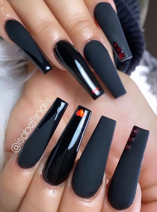 60+ Trendy Acrylic Coffin Nails Design To Light Up Your Spring & Summer ...