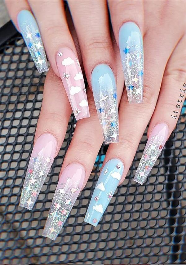 70 Alluring acrylic coffin nails design for long nails! - Latest ...