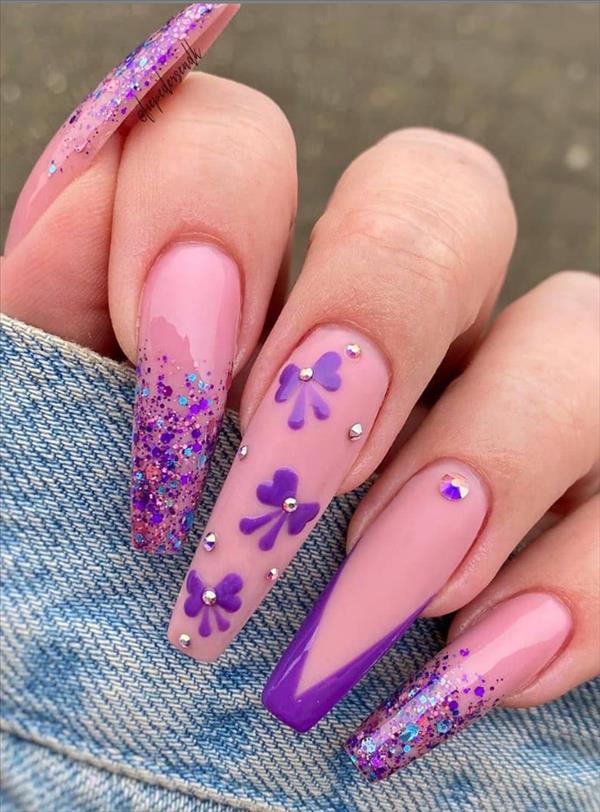 60+ Trendy Acrylic Coffin Nails Design To Light Up Your Spring & Summer