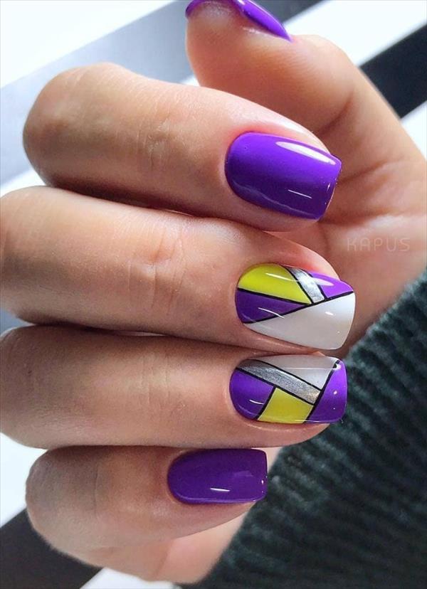 66 beautiful summer nails design with natural short square nails