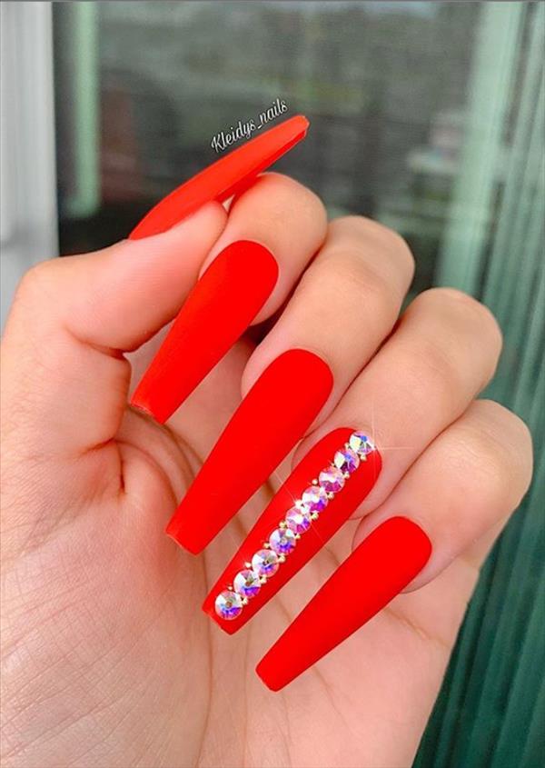 44 Classy long coffin nails design to rock your days! - Fashionsum