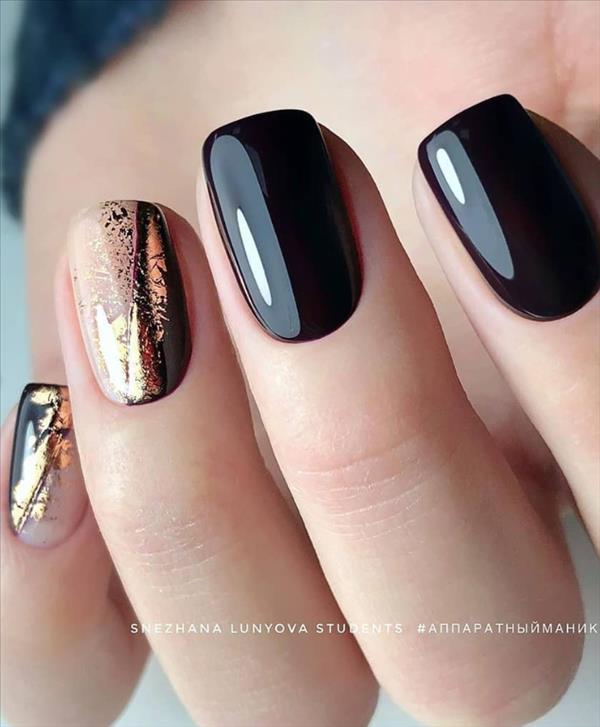 66 beautiful summer nails design with natural short square nails