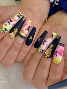 44 Classy Long Coffin Nails Design To Rock Your Days Fashionsum