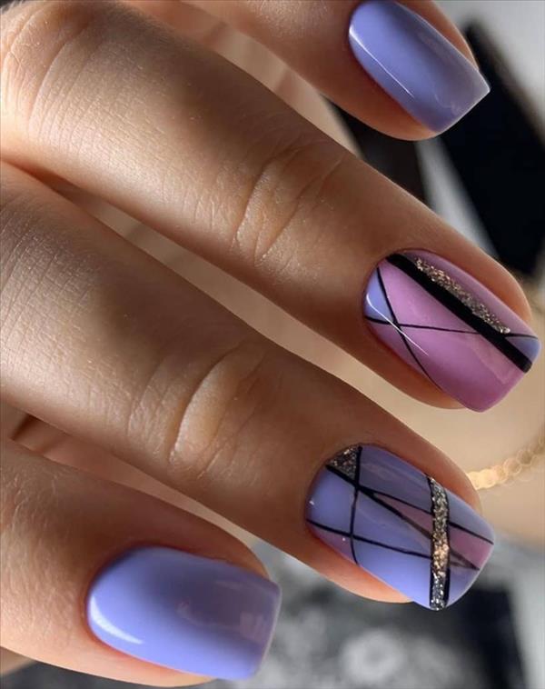 66 beautiful summer nails design with natural short square nails