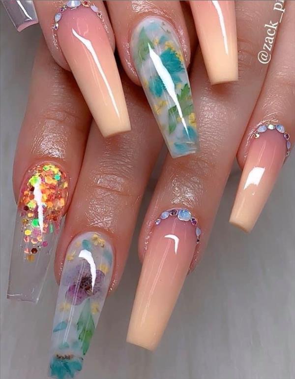 44 Classy long coffin nails design to rock your days! - Fashionsum