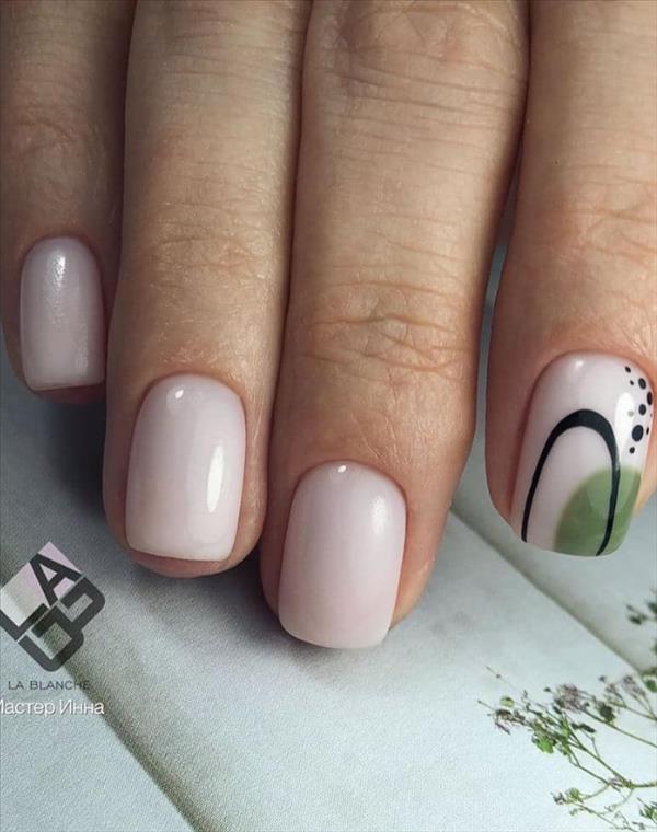 66 beautiful summer nails design with natural short square nails