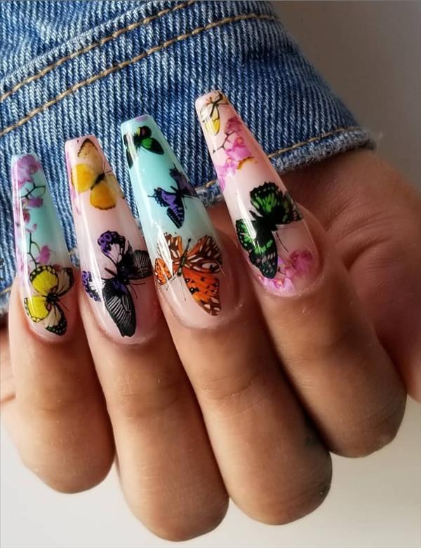 44 Classy long coffin nails design to rock your days! - Fashionsum