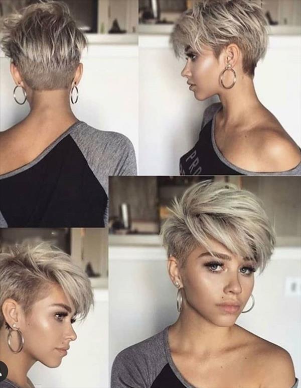 Girls with short hair are not only cute but also cool!