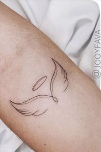 50 Gorgerous wing Tattoo design for freedom for women who wants to be ...