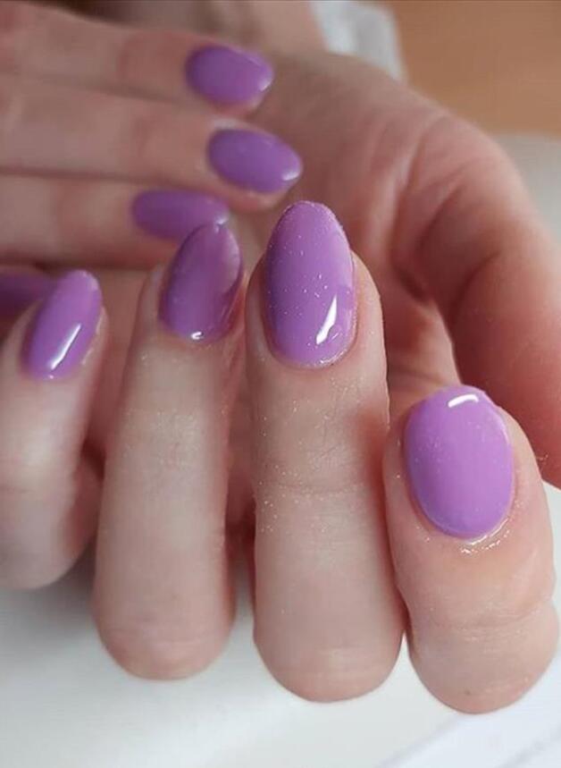 60 Elegant short purple nails design for a romantic summer! - Fashionsum