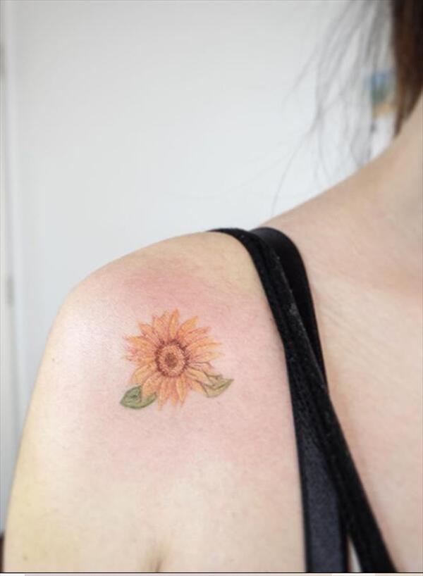 Sunflower Tattoo You Worth Owning In This Summer - Fashionsum