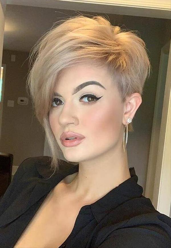 The fashion short pixie hair and how to protect your hair