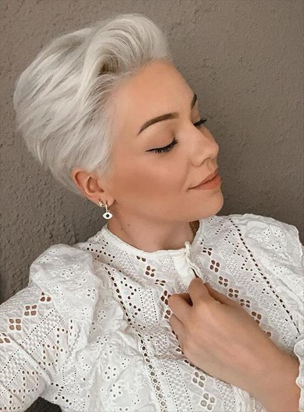 The fashion short pixie hair and how to protect your hair