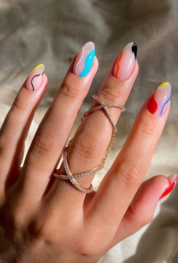 52 Pretty Short Almond Nails Make You Excited This Summer Fashionsum