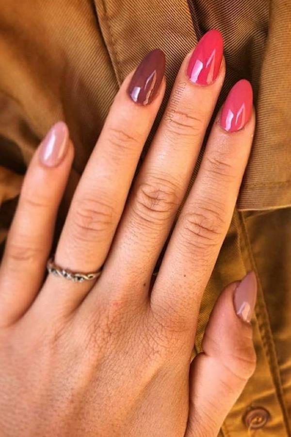 52 Pretty Short Almond Nails Make You Excited This Summer - Fashionsum