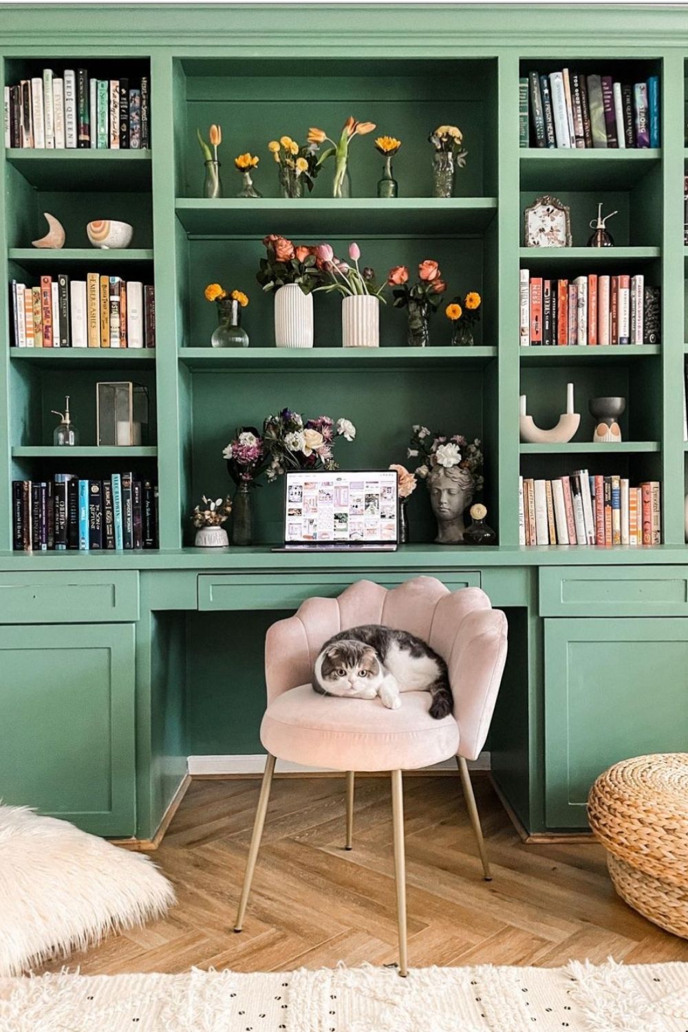 Brilliant home office bookshelves ideas