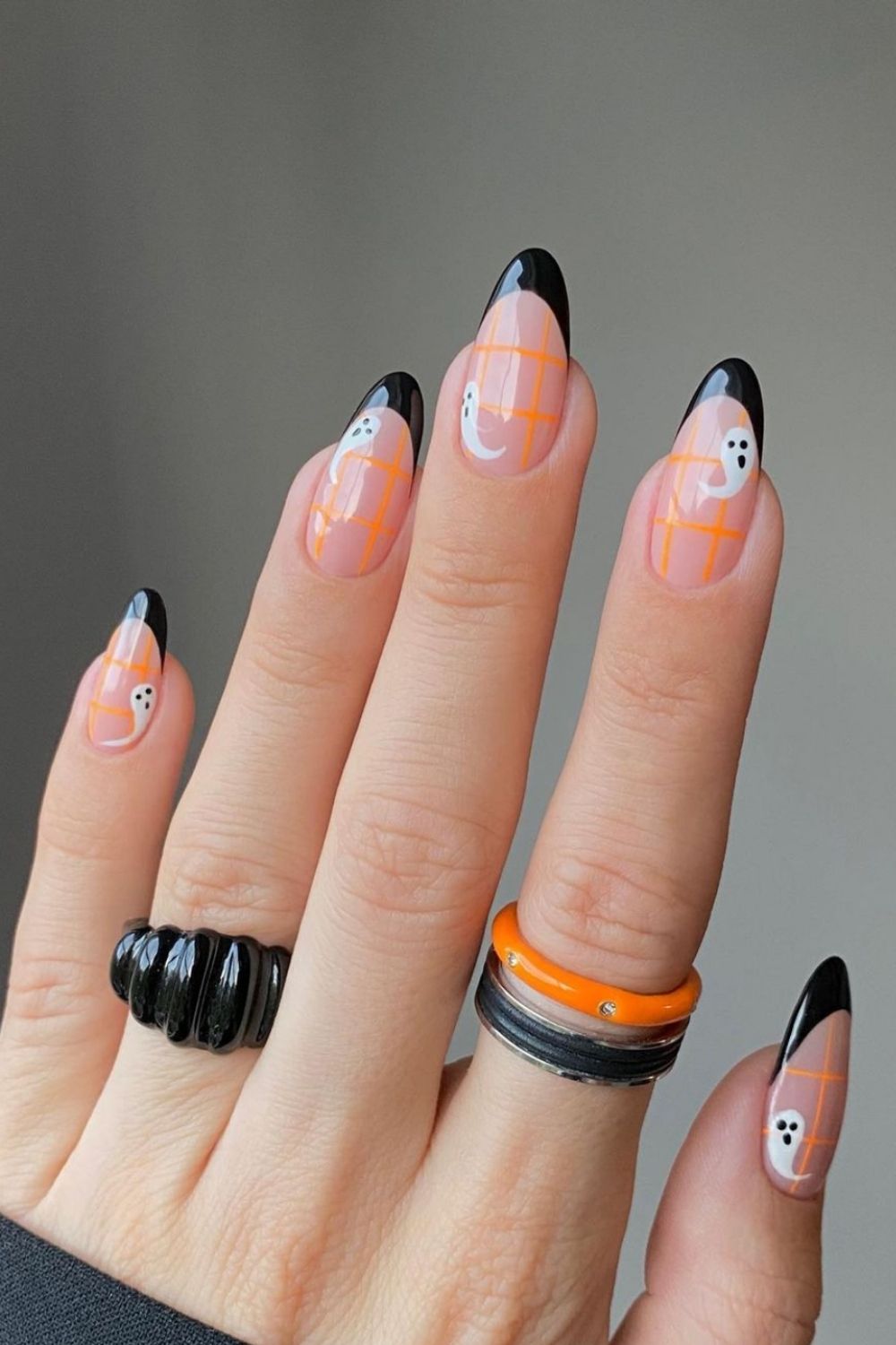 Best Halloween acrylic nail design art 2021