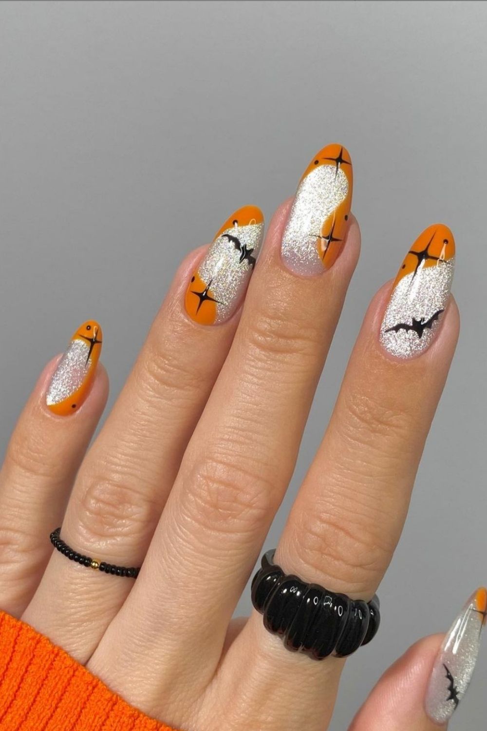 Best Halloween acrylic nail design art 2021