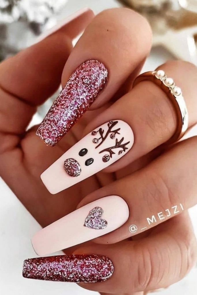 Top Winter nails 2021 trends for Christmas nails design