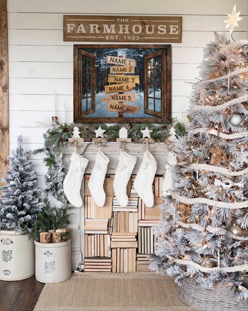 30 Cozy Christmas fireplace decor ideas to Warm Your Holiday