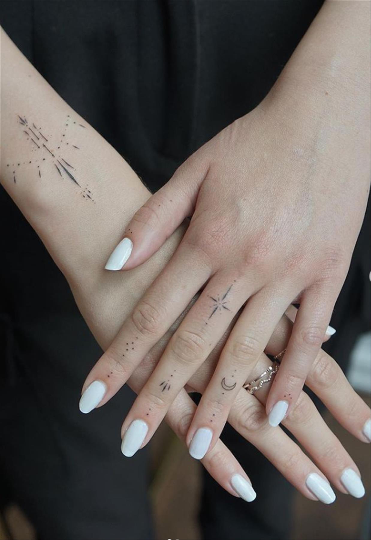 Pretty finger tattoos for girls with meaning