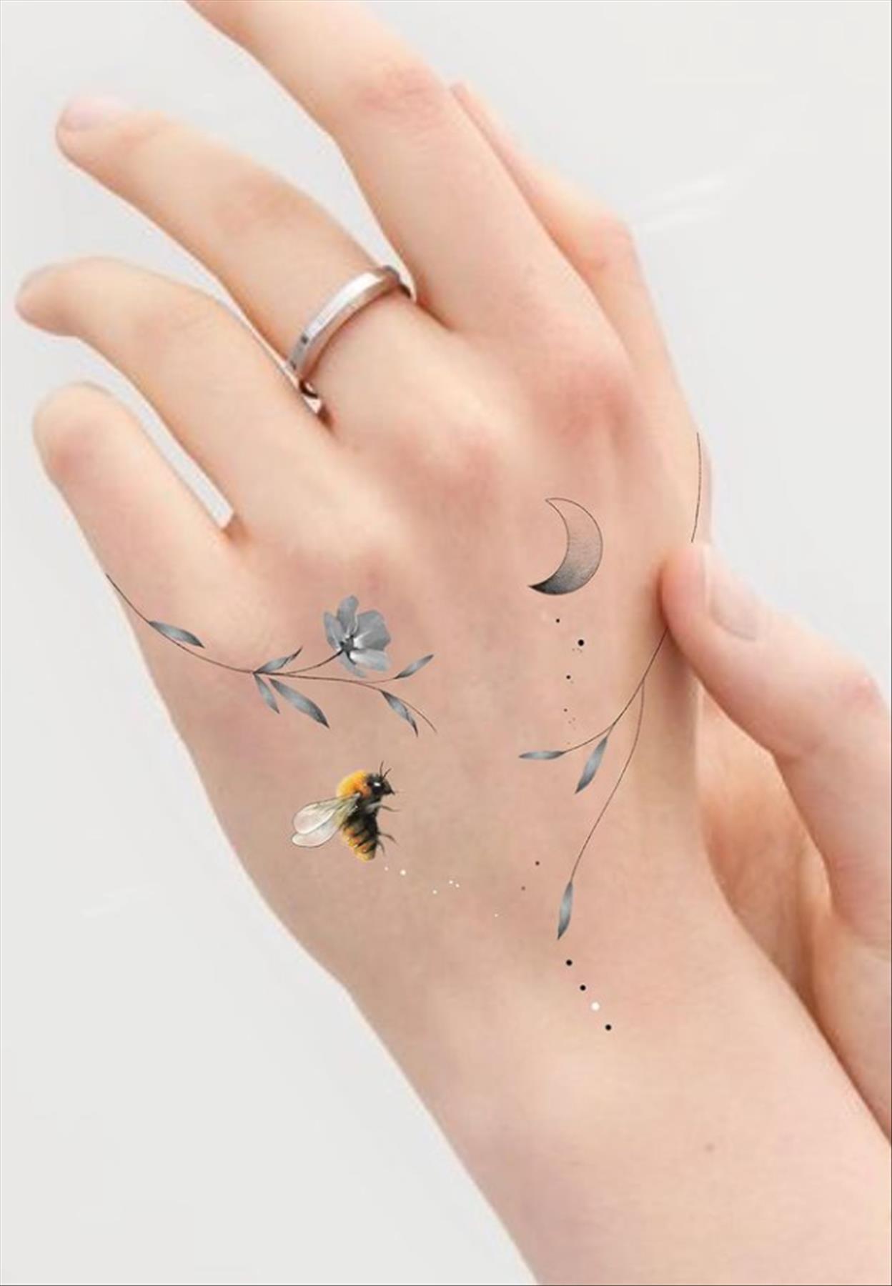 Pretty finger tattoos for girls with meaning