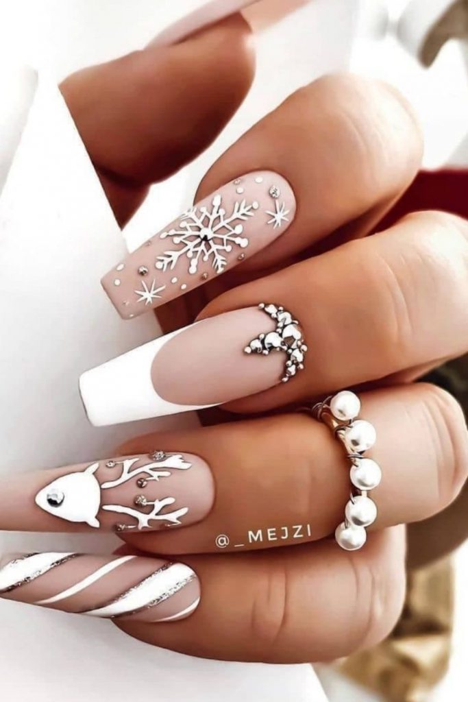 Top Winter nails 2021 trends for Christmas nails design