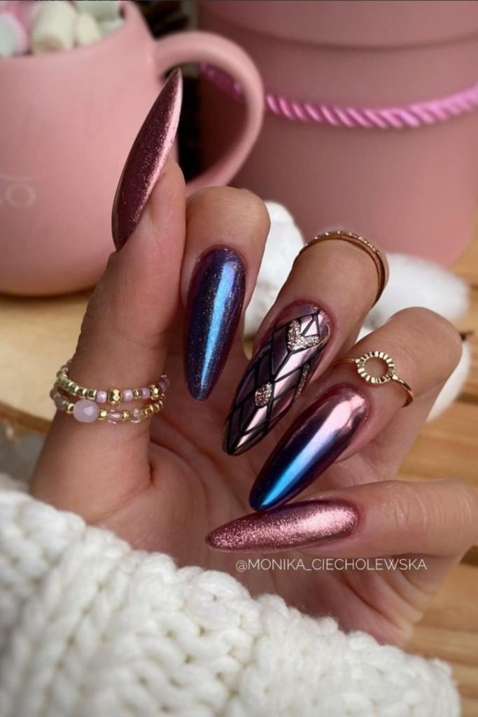 Top Winter nails 2021 trends for Christmas nails design
