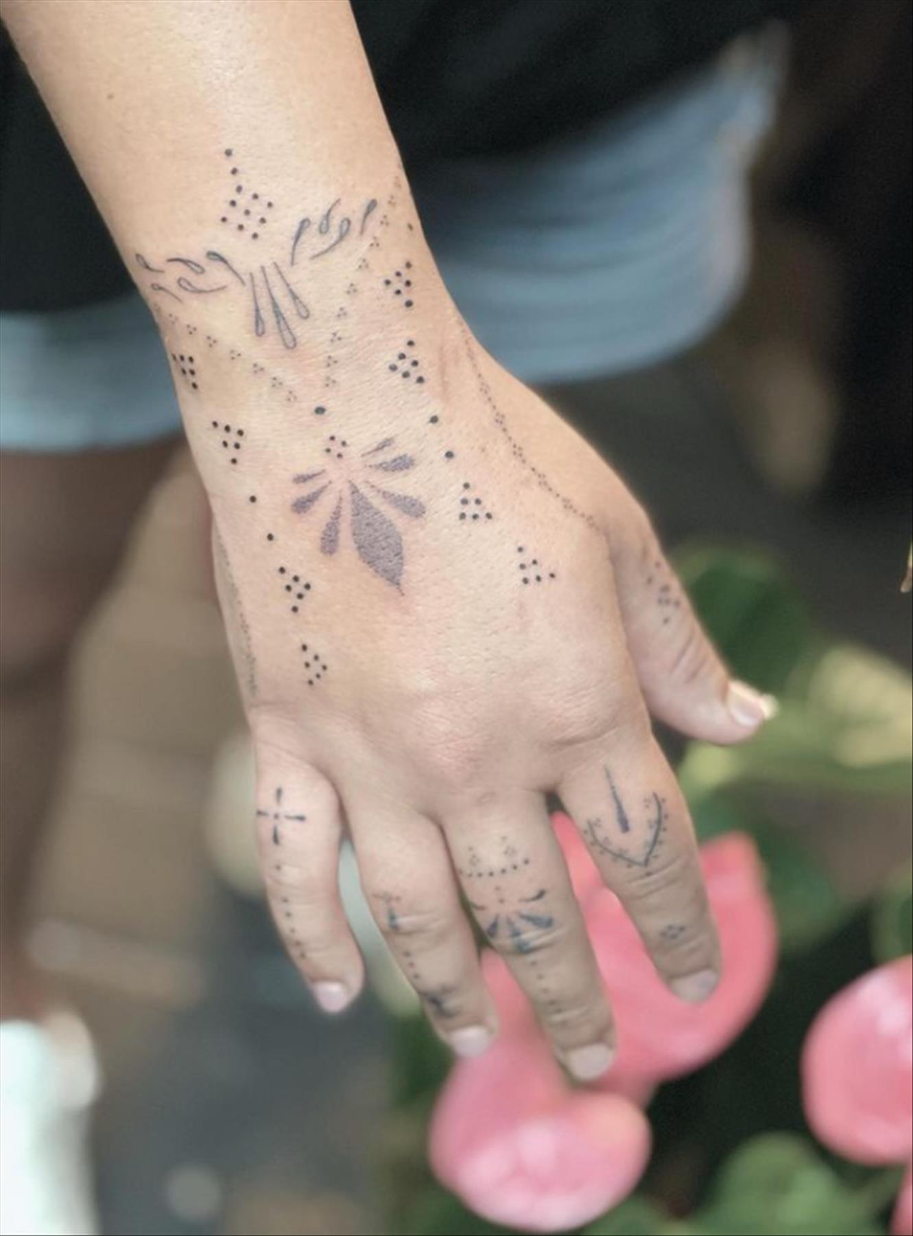 Pretty finger tattoos for girls with meaning