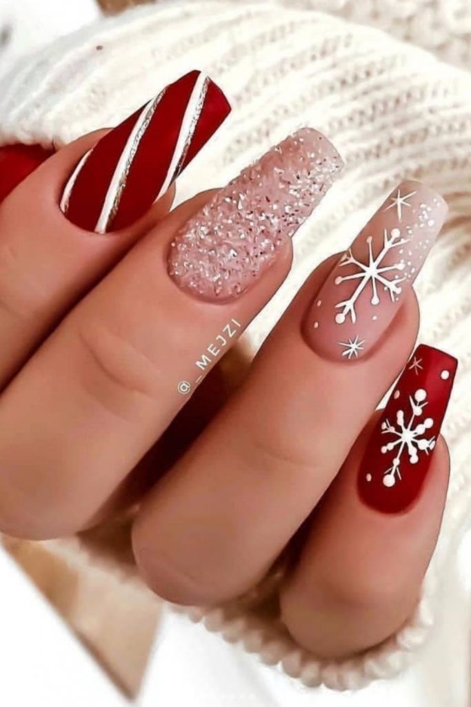 Top Winter nails 2021 trends for Christmas nails design