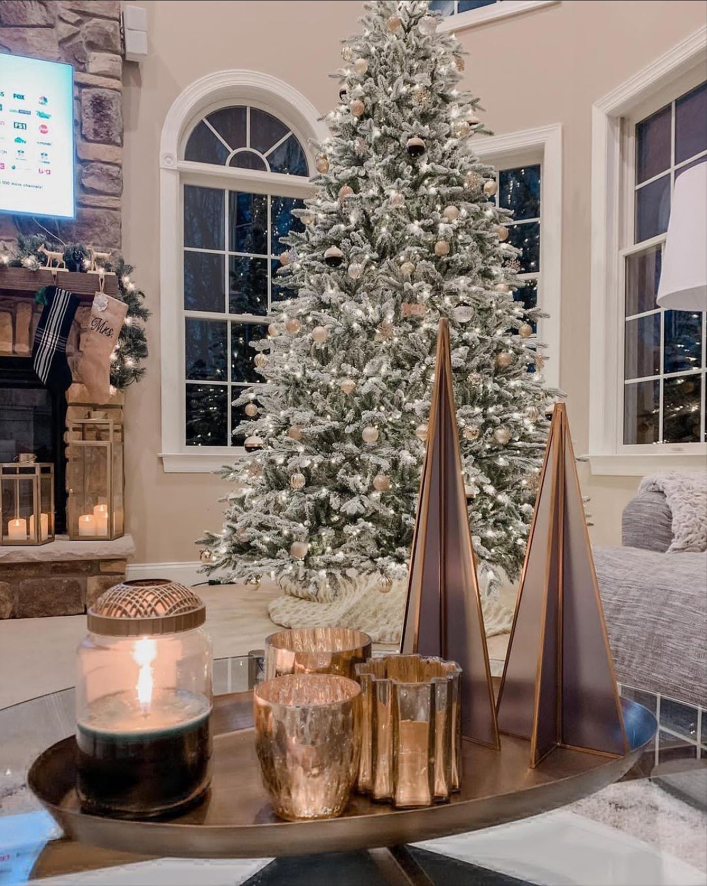 Awesome Christmas decor ideas 2021 trends for Holiday home