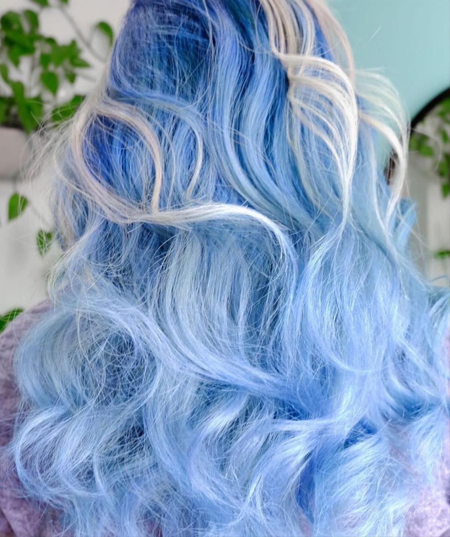 erfect two-color hair dye ideas and peekaboo highlight