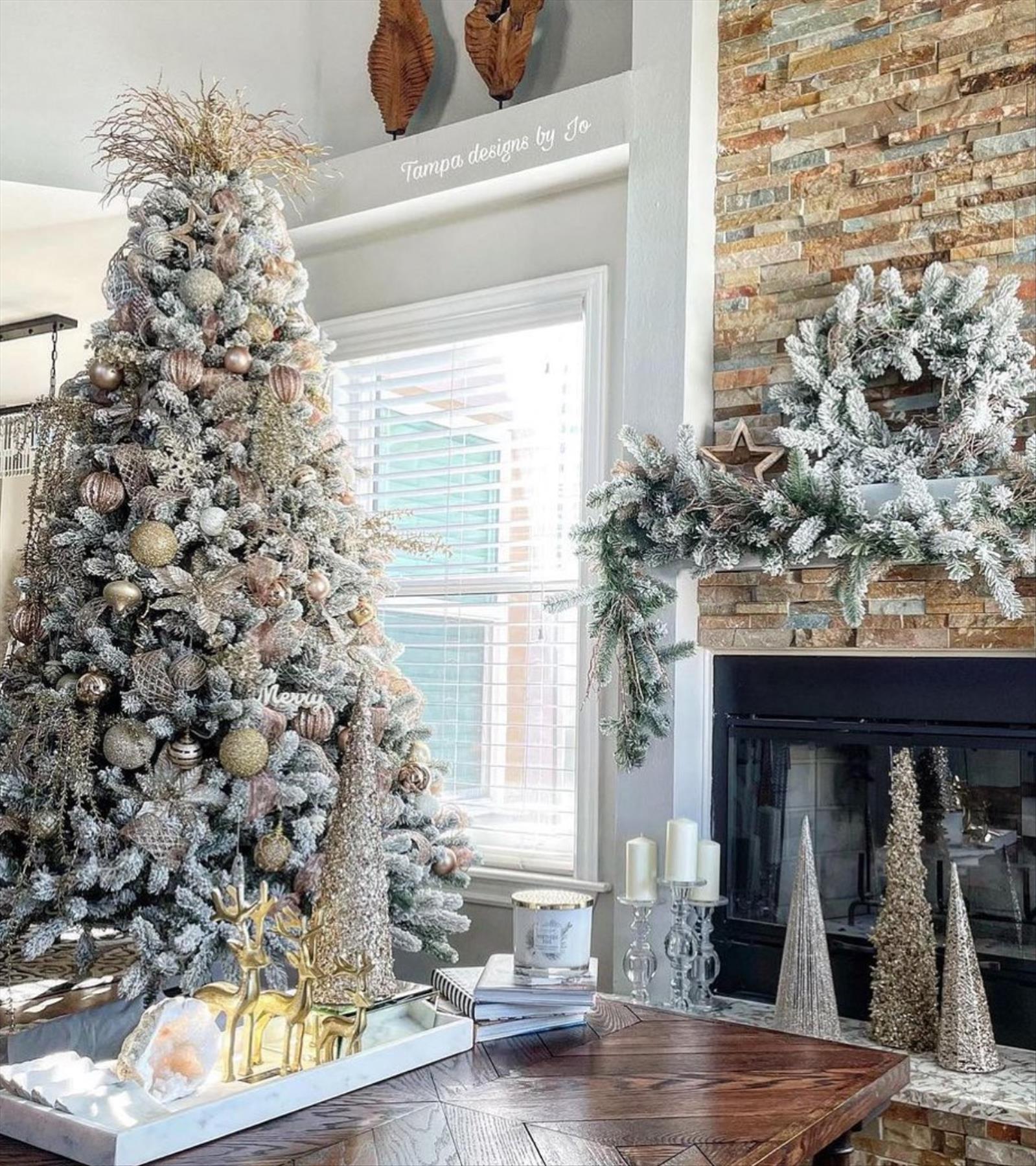 Awesome Christmas decor ideas 2021 trends for Holiday home