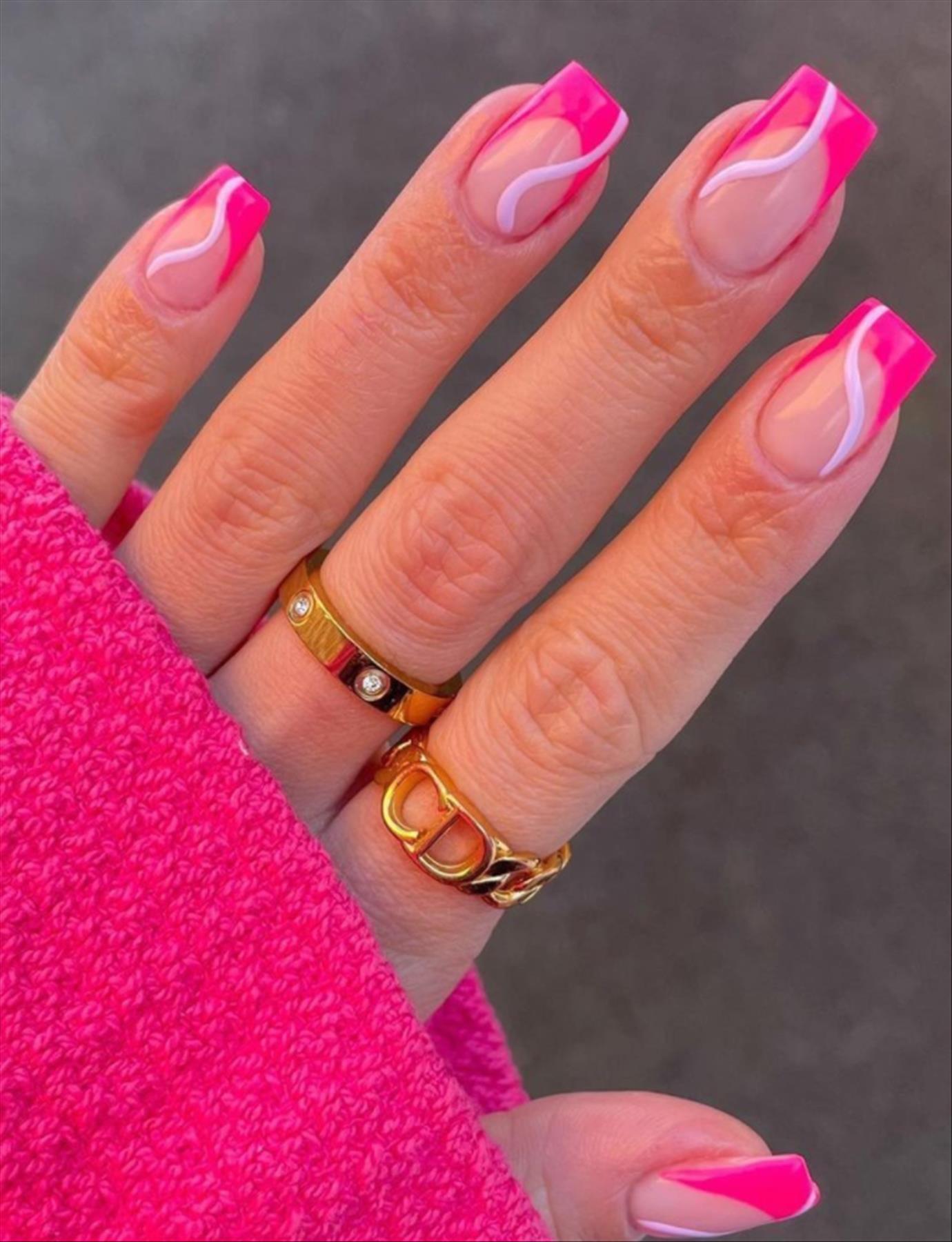  Unique pastel swirl nails for cute spring manicures 2022