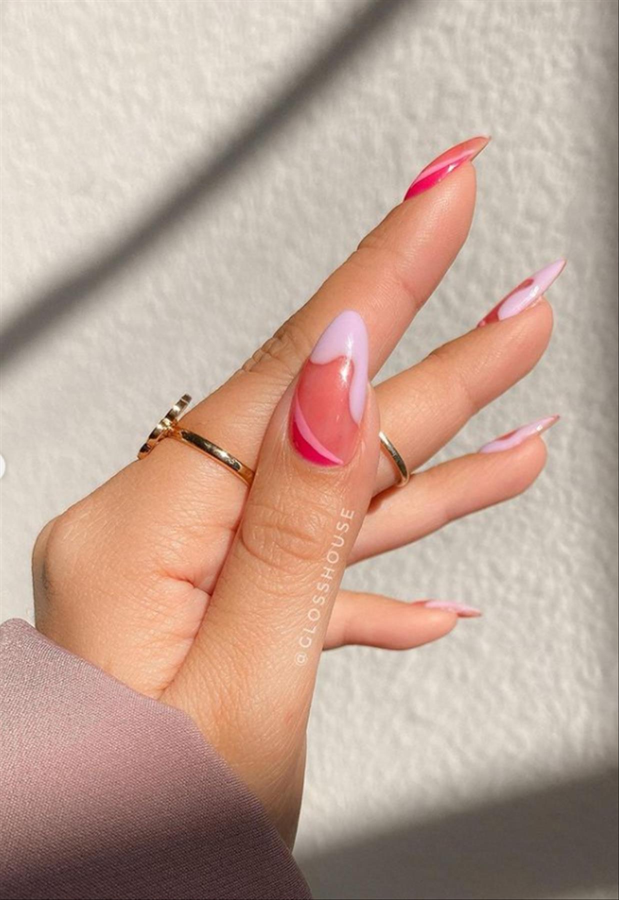  Unique pastel swirl nails for cute spring manicures 2022