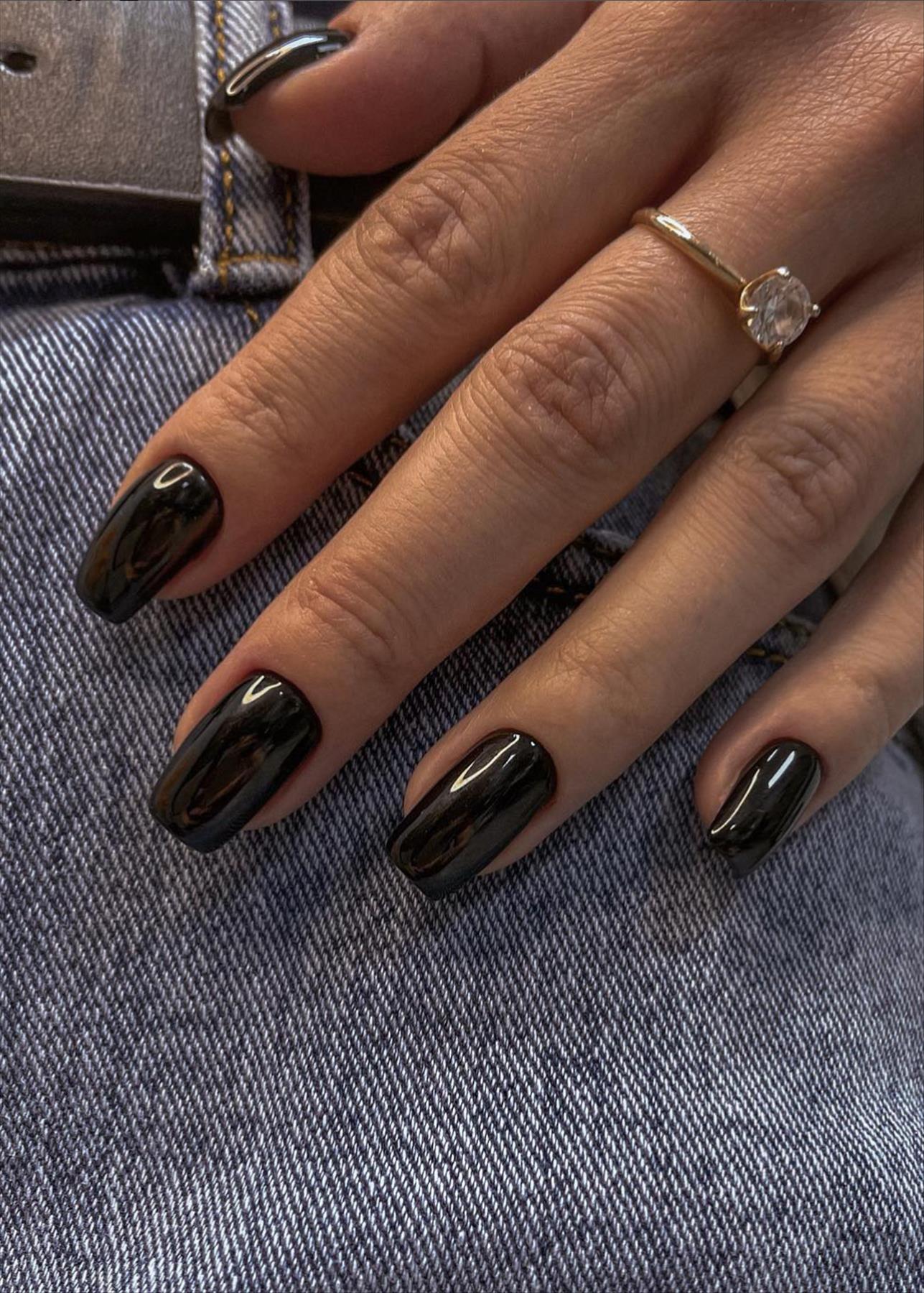 Elegant Black Nail Art Designs to Keep Your Style On Point