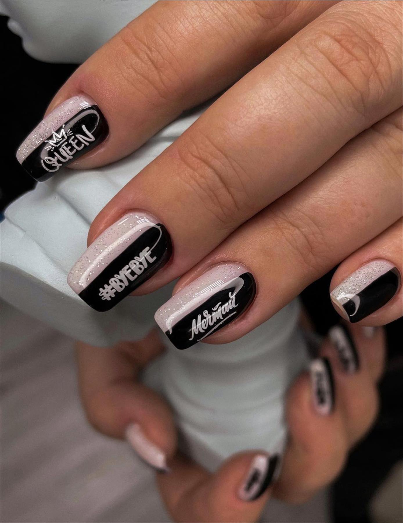 Elegant Black Nail Art Designs to Keep Your Style On Point