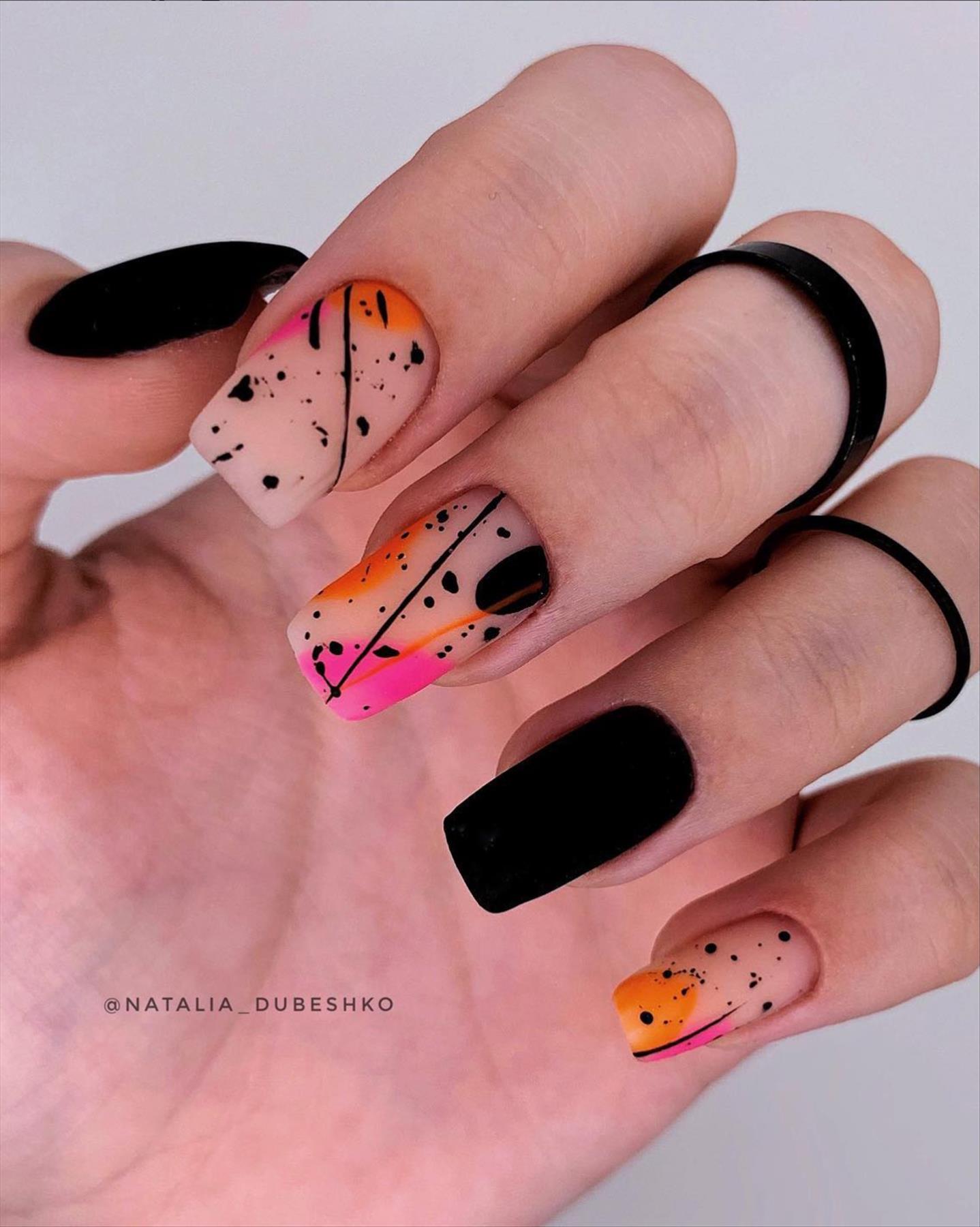 Elegant Black Nail Art Designs to Keep Your Style On Point