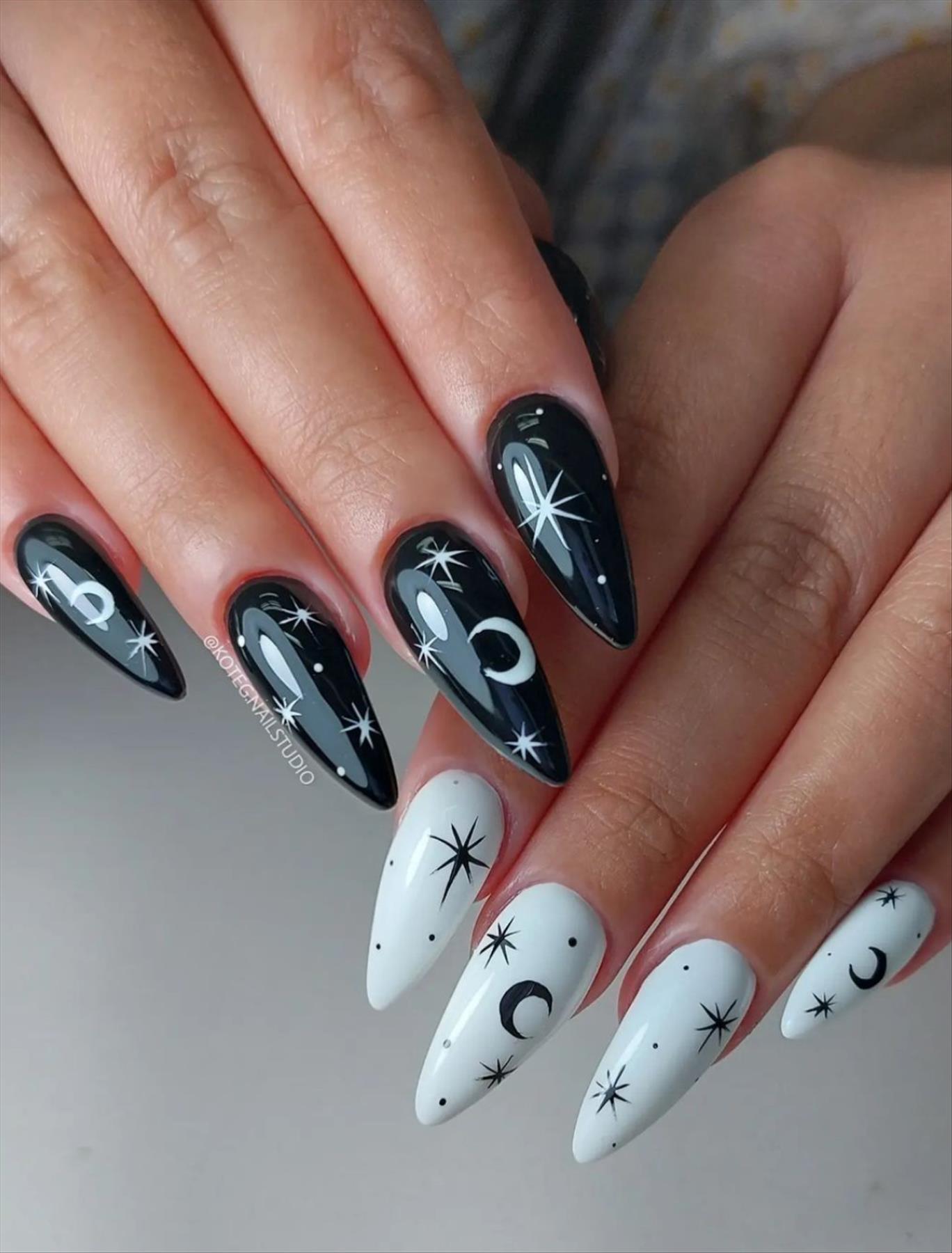 Elegant Black Nail Art Designs to Keep Your Style On Point