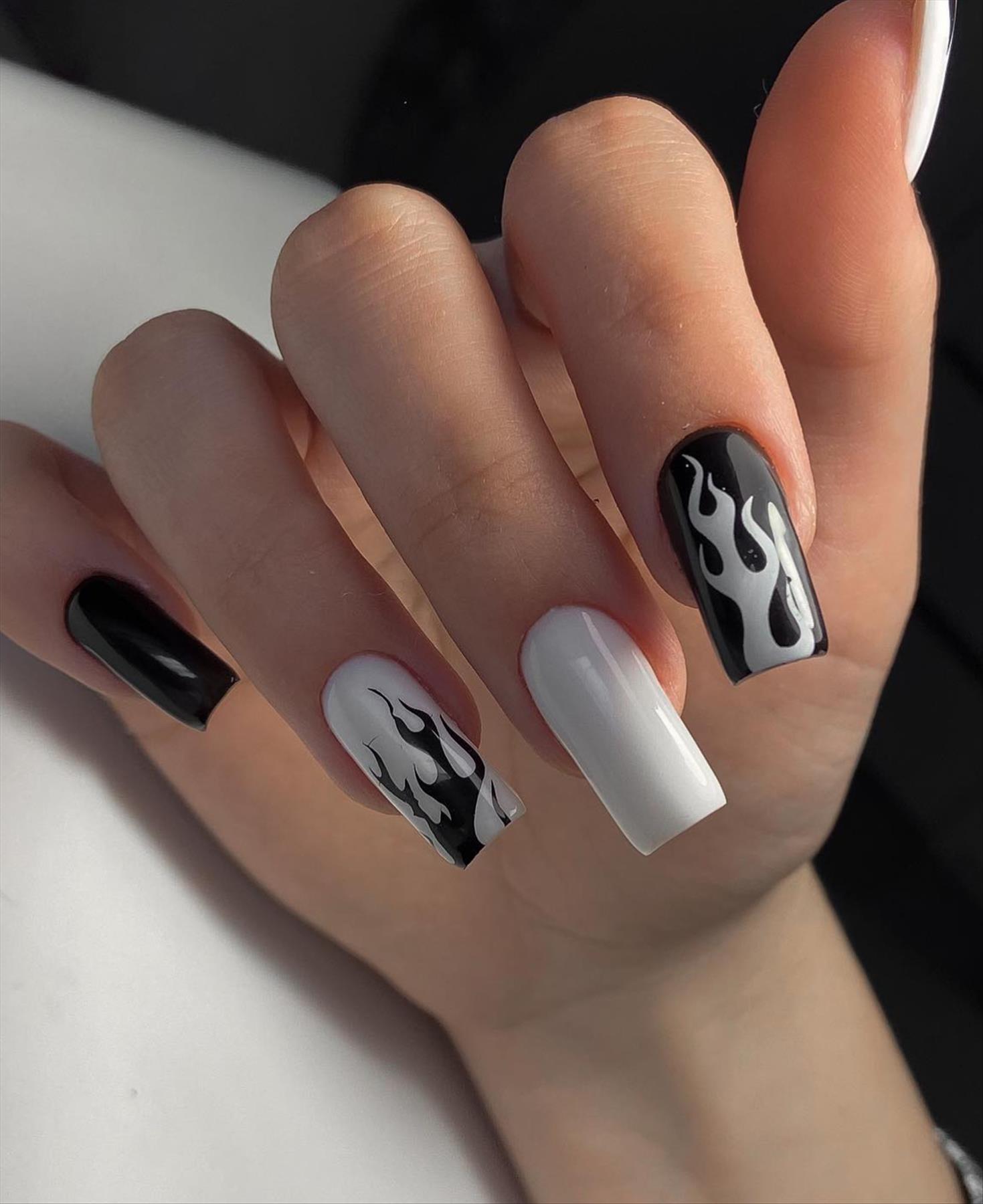 Elegant Black Nail Art Designs to Keep Your Style On Point