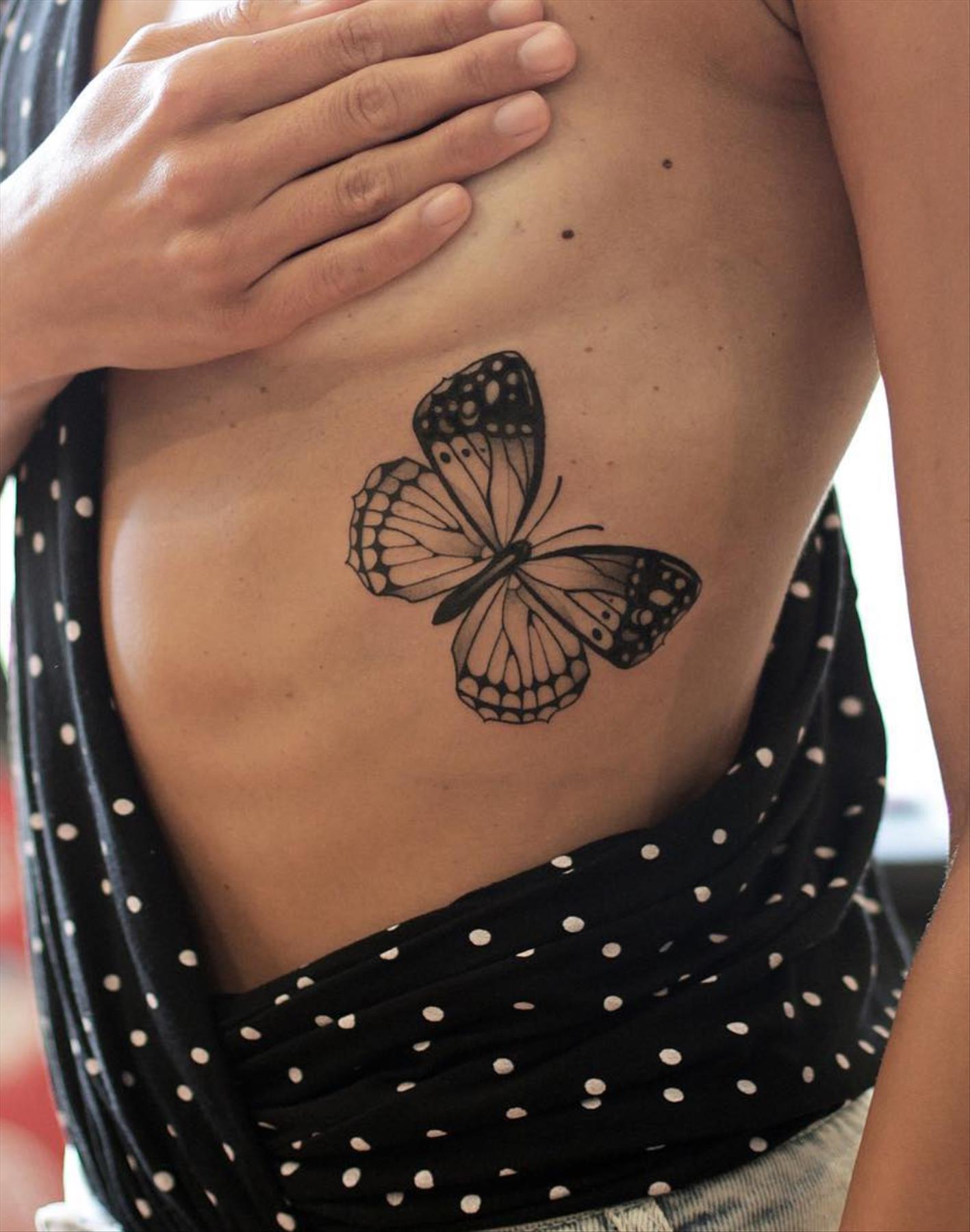 Bold butterfly tattoo ideas for women 2022