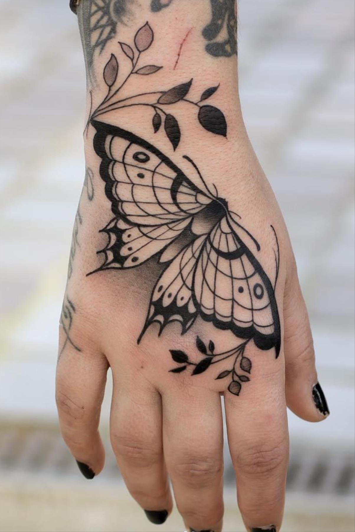 Bold butterfly tattoo ideas for women 2022