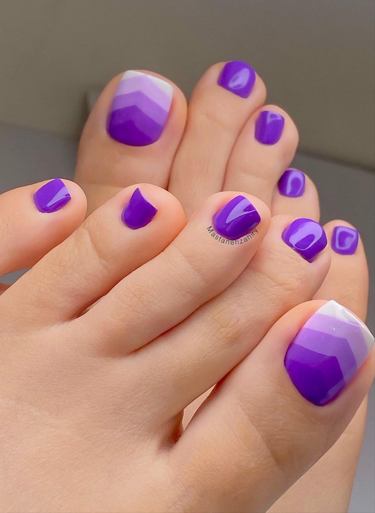 Cute Summer toe nails and pedicure ideas to wear